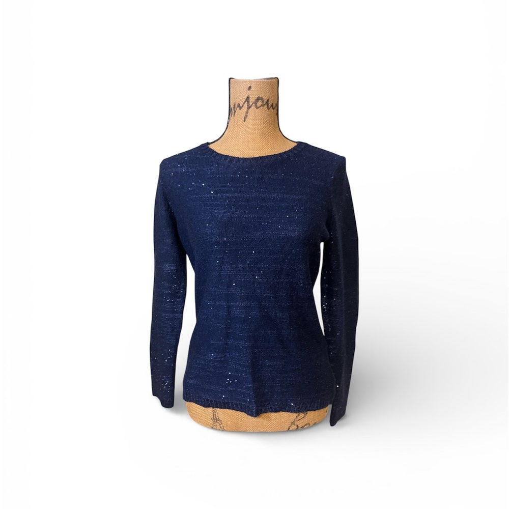 Brooks Brothers Midnight Blue Long Sleeve Top